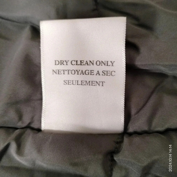 Joie Cashmere Wool Cable Knit Gray Puffer Vest Medium Zipper Closure Insulated - Picture 8 of 12